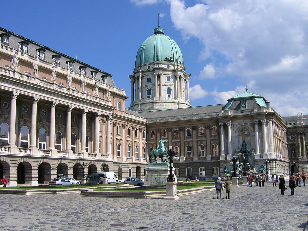 Der Budaer Burgpalast in Budapest