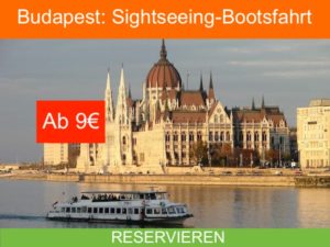 Budapest Bootsfahrt