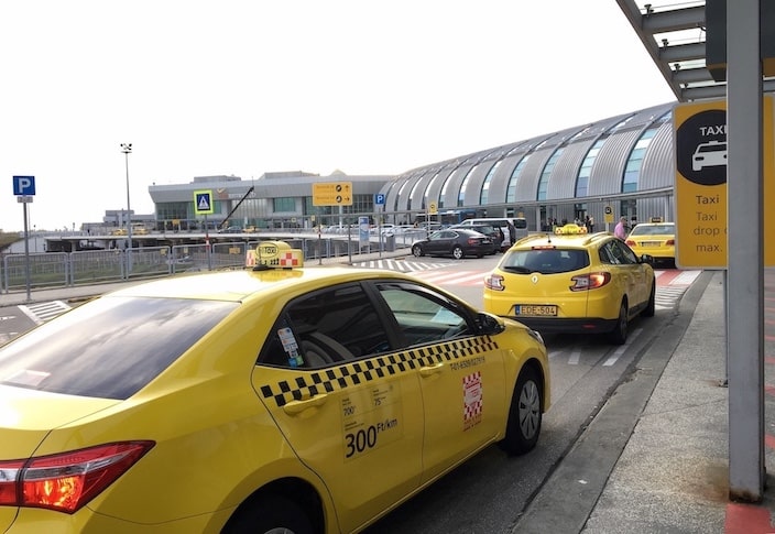 Taxi am Flughafen Budapest